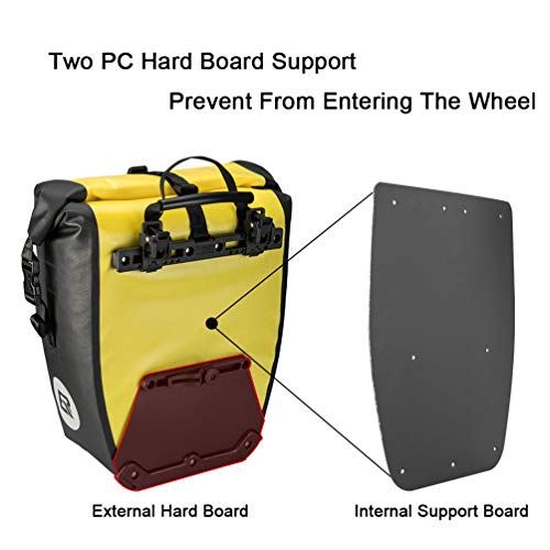 Waterproof 27L Large Capacity Bike Bag Rear Rack Bicycle Pannier Bag