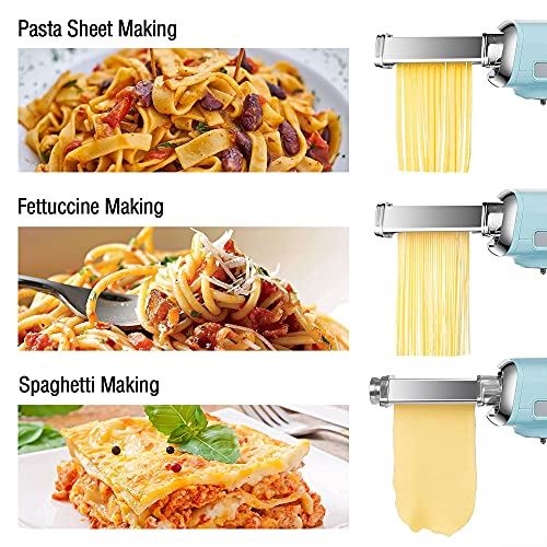 Hauswirt 3-IN-1 5.3Qt Stand Mixer With Pasta Maker Bundle