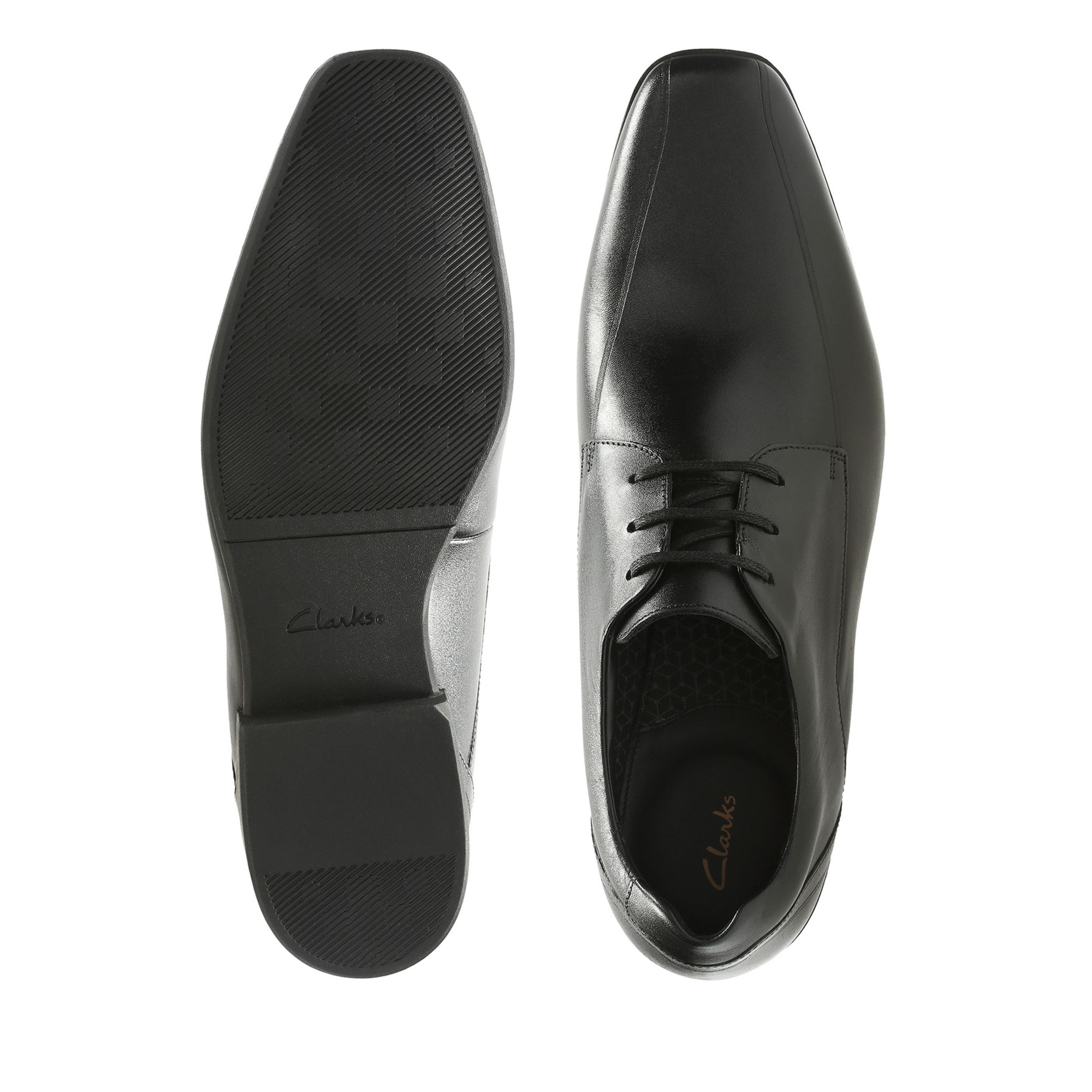 Men Un Aldric Step Black Leather
