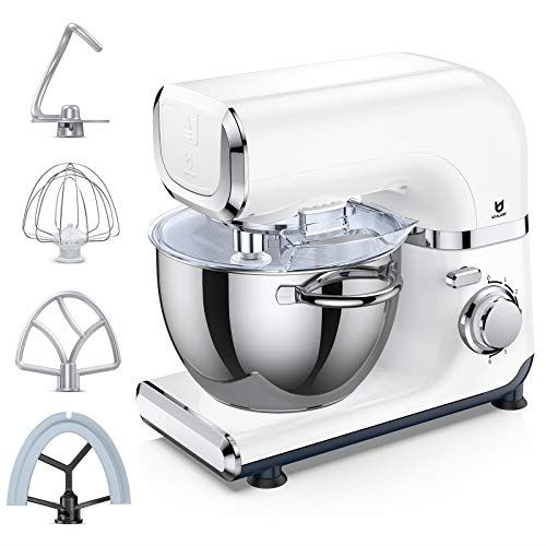 Electric Stand Mixer, UTALENT 6 Adjustable Speeds Automatic Tilt-Head