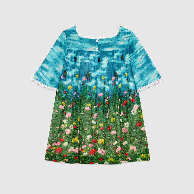 Children's garden print dress