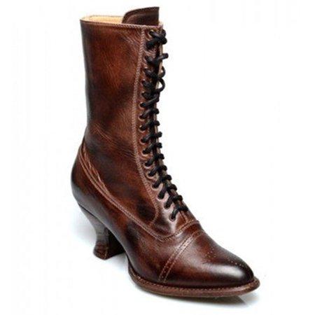Stiletto Heel Spring/fall Lace-Up Boots