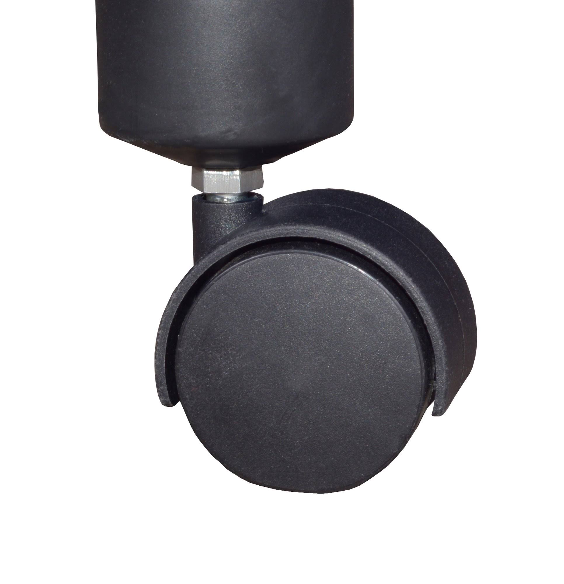 Regency Kee 60x22 x 30x22 Height Adjustable Mobile Classroom Table - Mahogany 2 Andy 12-in Stack Chairs- Navy Blue