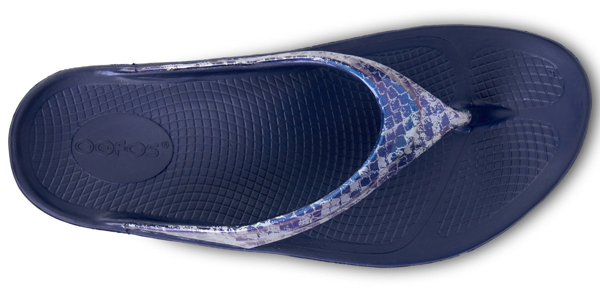 Women's OOlala Limited Sandal - Navy Metallic Snake (SALE)