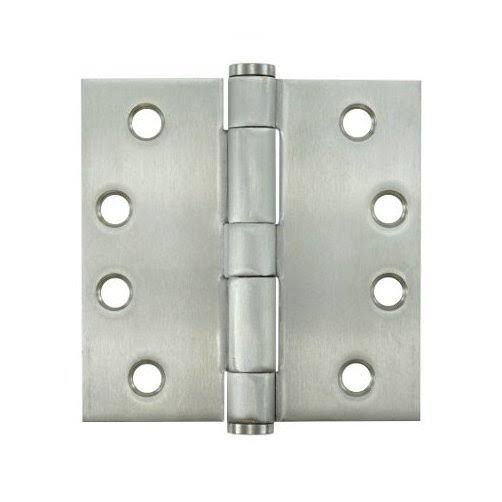 4x22 x 4x22 Stainless Steel Butt Hinges - Sold by The Box 1-1/2 Pairs (3 Pieces) PAR22794