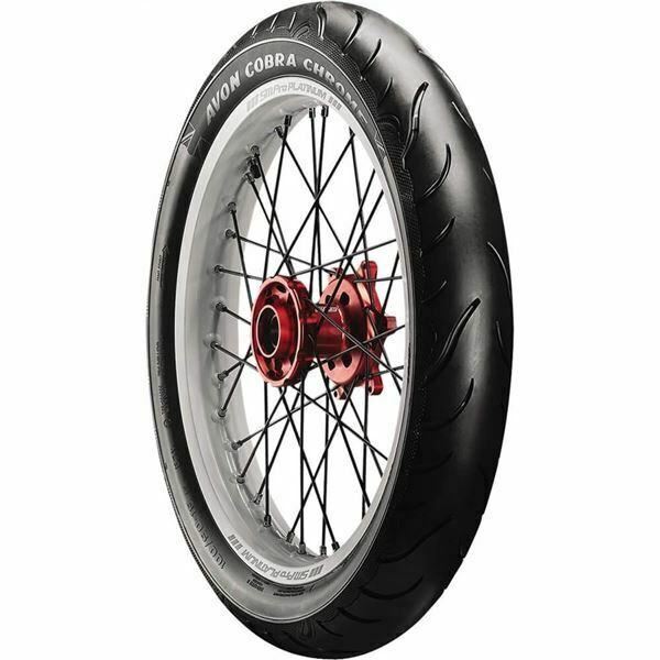 150/80R-16 Avon AV91 Cobra Chrome Radial Front Tire