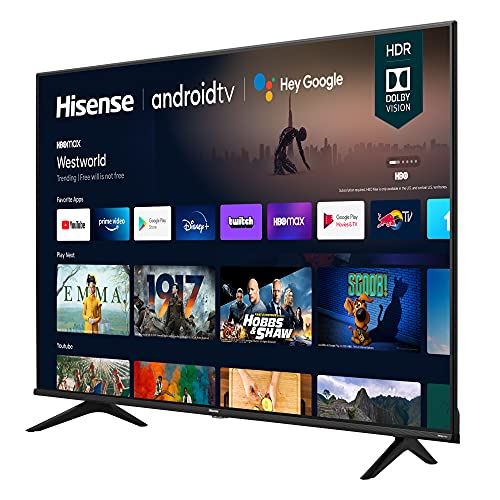 43A6G 43-Inch 4K Ultra HD Android Smart TV with Alexa Compatibility (2021 Model)