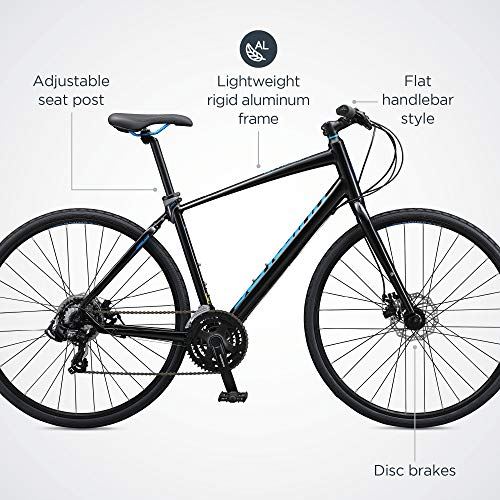 21-Speed Drivetrain, 55cm/Small Aluminum Frame, Flat Bar, Disc Brakes