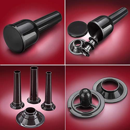 Electric Meat Grinder & Sausage Stuffer: 6 Grinding Plates, 3 S/S Blades