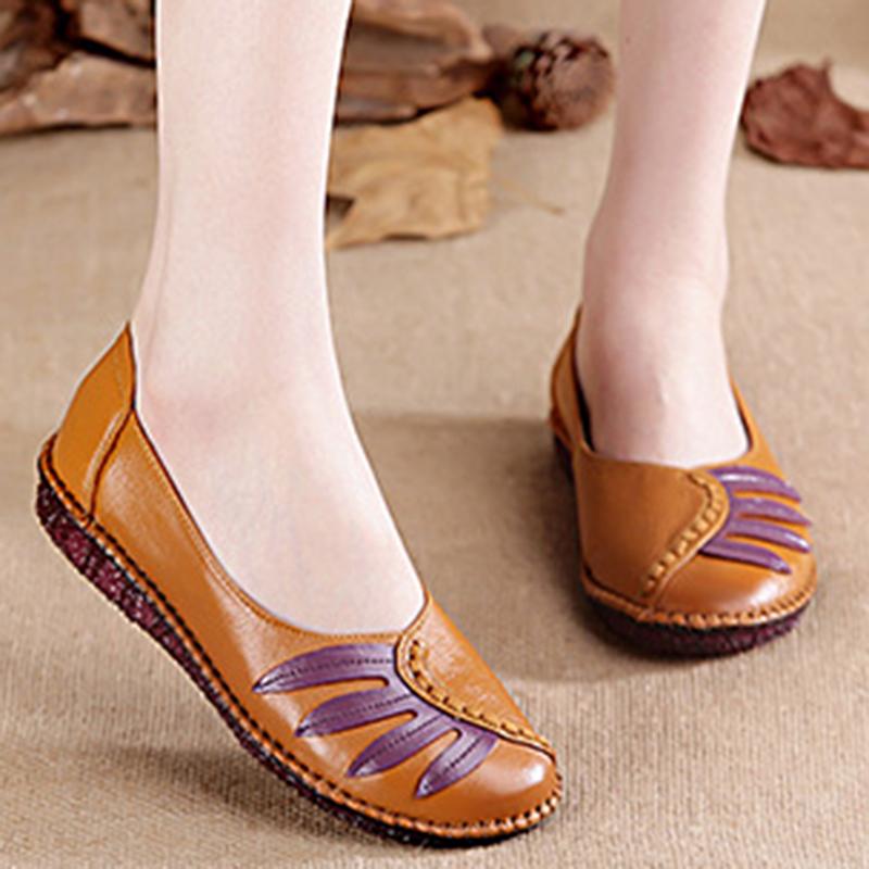Women Flats Casual Slip On High Quality Shoes