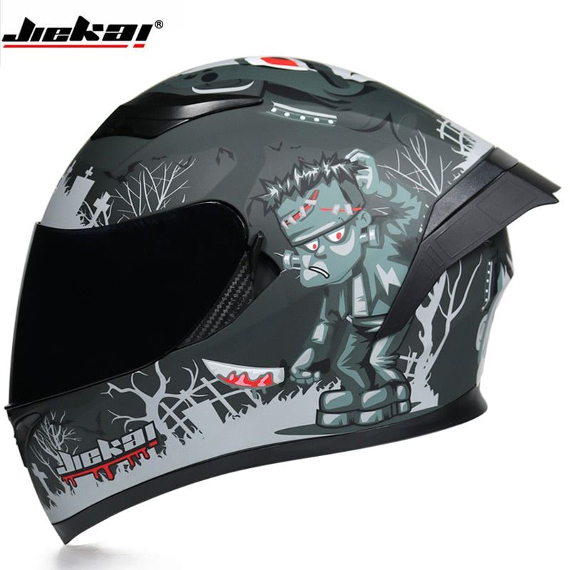 Motorcycle Helmet Safety Full Face Dual Lens Racing Helmet Strong Resistance Off Road Helmet DOT Approved