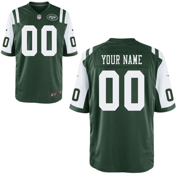Nike Men’s New York Jets Customized Game White Jersey