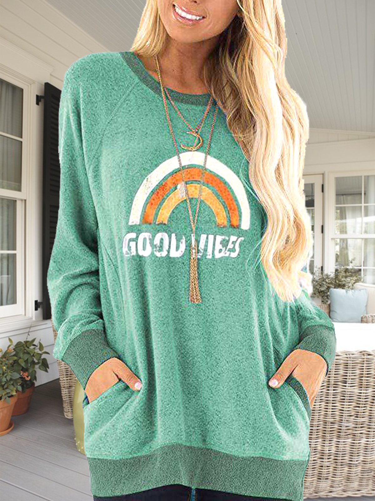 Shift Long Sleeve Casual Sweatshirt