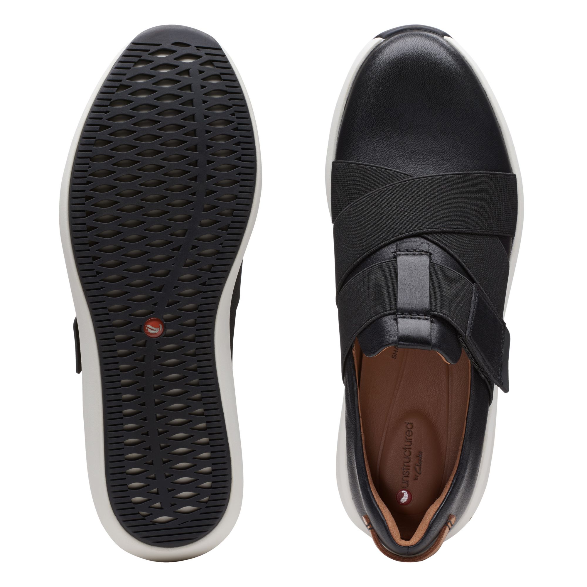 Women  Un Rio Strap Black Leather