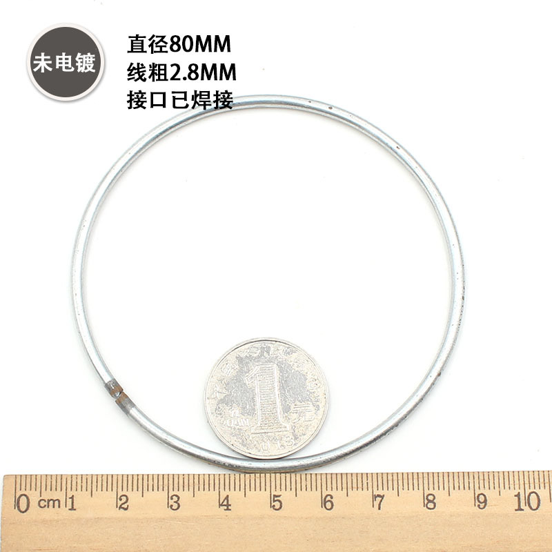 厂家直销批发多规格捕梦网铁圈铁环焊接圆环金属圈大量现货15mm-1