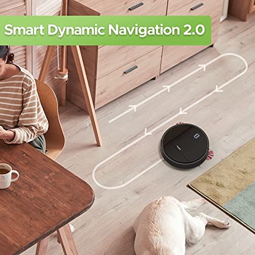Robotic Vacuum Cleaner with Gyro Lidar Navigation, and 1300Pa Strong Suction