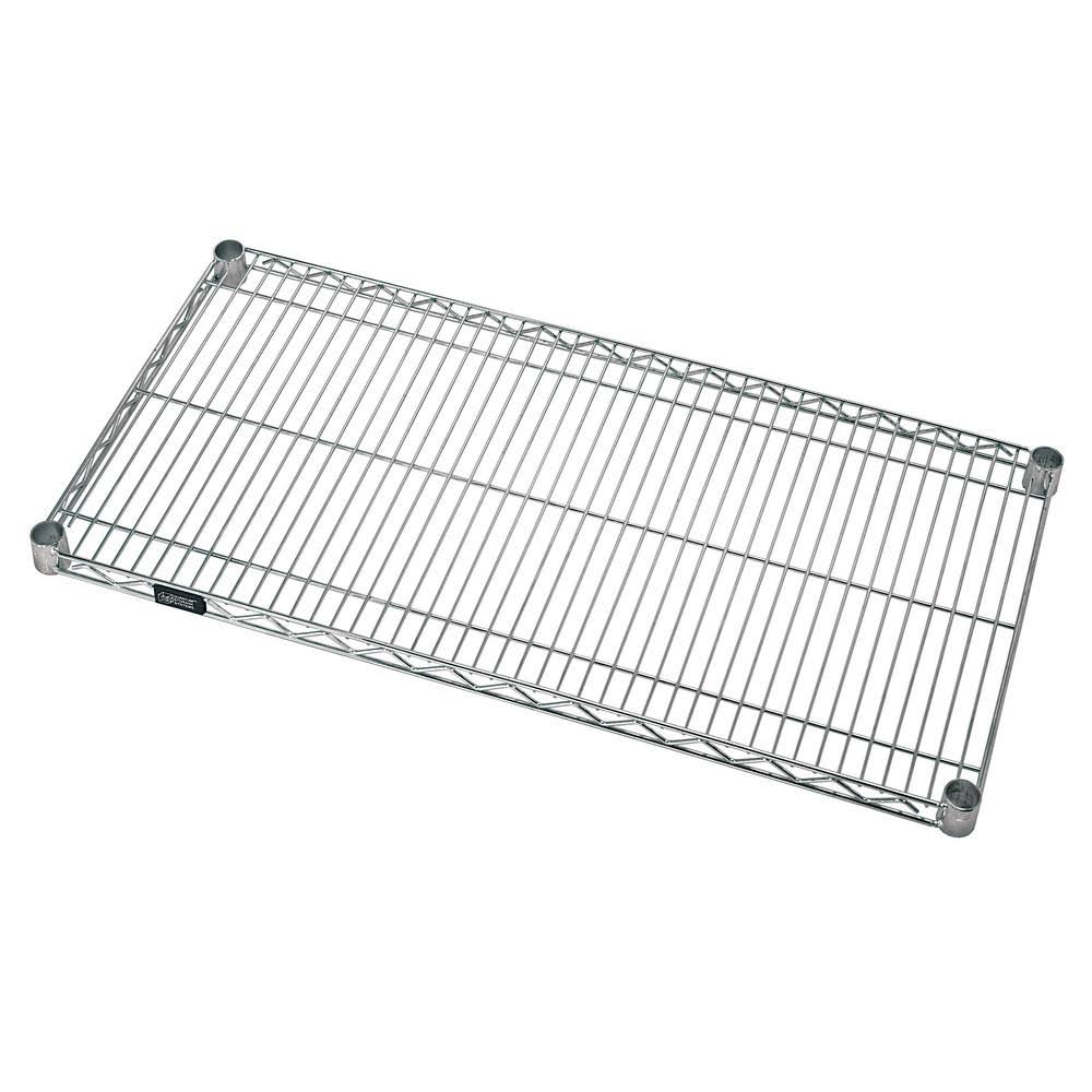 Quantum Stainless Steel Wire Shelf, 18in W x 48in L 1848S