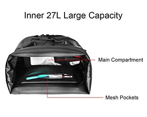 ROCKBROS Bike Pannier Waterproof 27L Large Capacity Bike Bag Rear