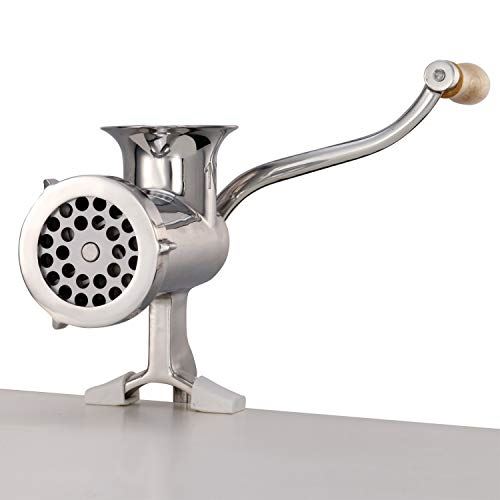Heavy Duty Manual Meat Grinder #10 Clamp-on Hand Grinder