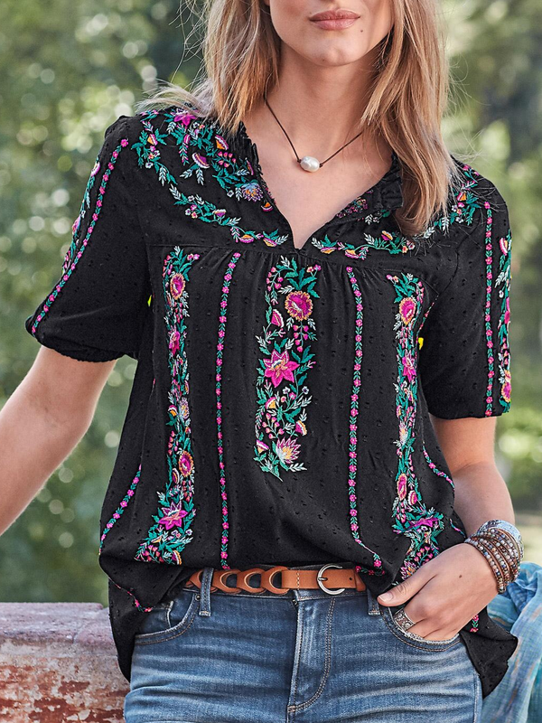 Vintage Short Sleeve Shirts & Tops