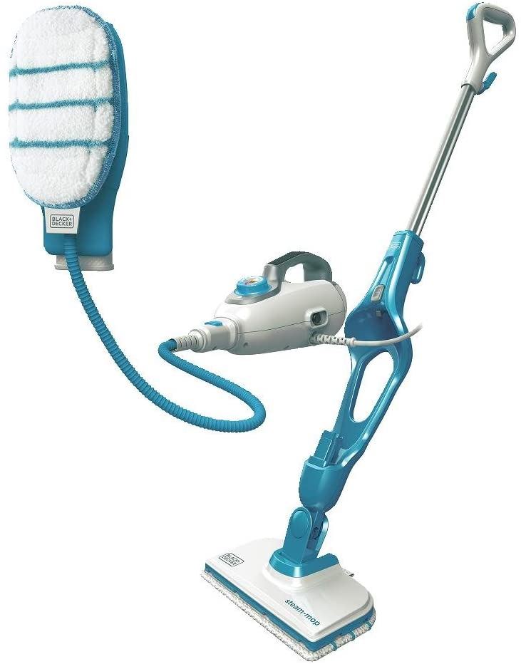 7-In 1 BLACK+DECKER Steam Mop with SteamGlove Handheld Steamer