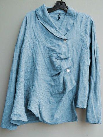 Plus Size Casual Long Sleeve Buttoned Solid Tops