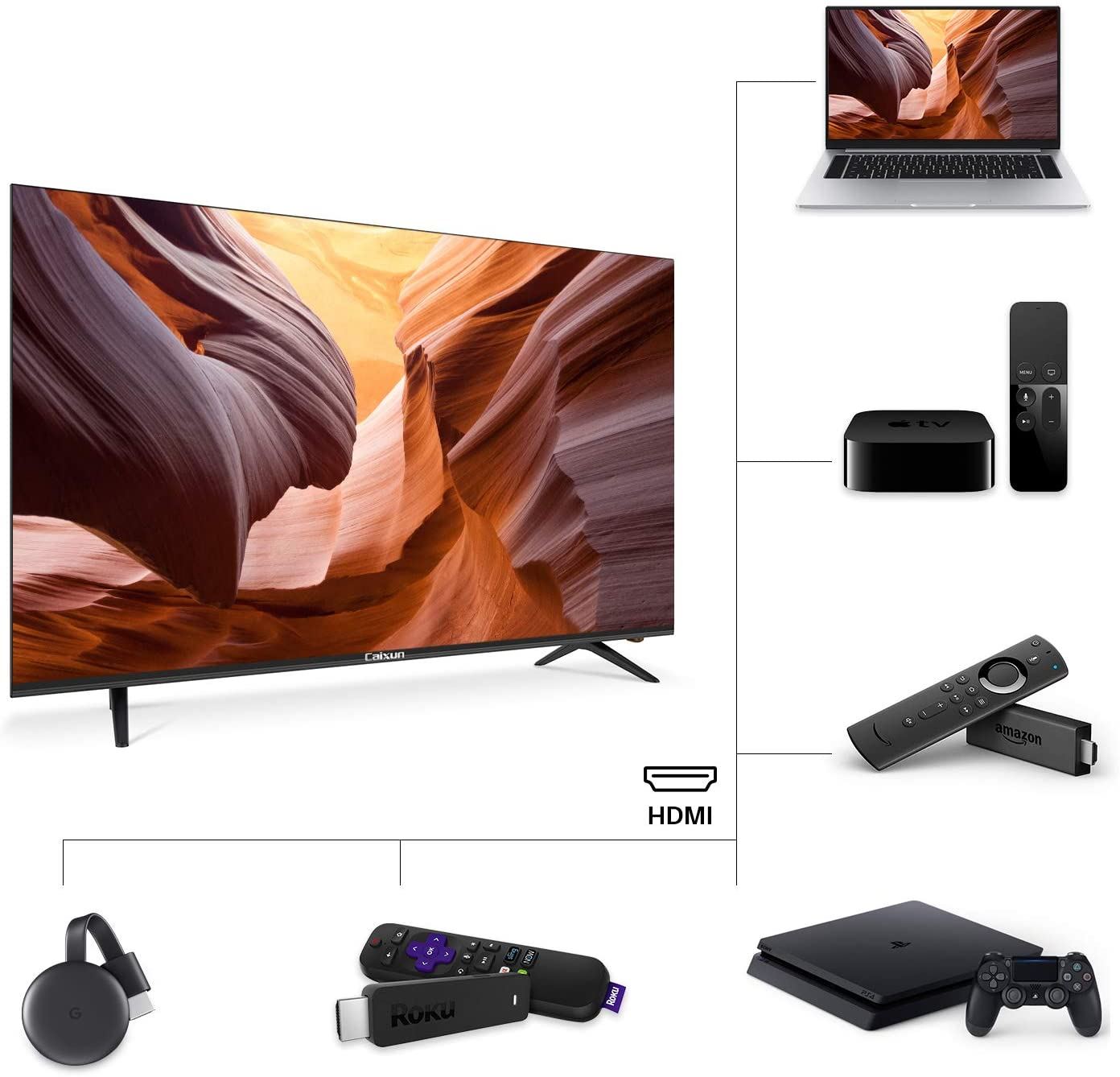 Caixun Android TV 55-Inch Smart LED TV 4K EC55S1UA