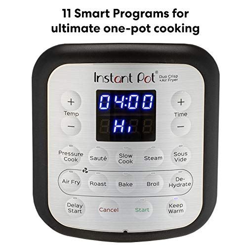 Instant Pot Duo Crisp 11 in 1, Electric Pressure Cooker with Air Fryer