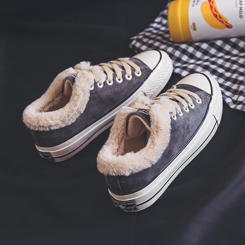 Women Athletic Faux Suede Lace-up Spring/Fall Flats Casual Winter Booties