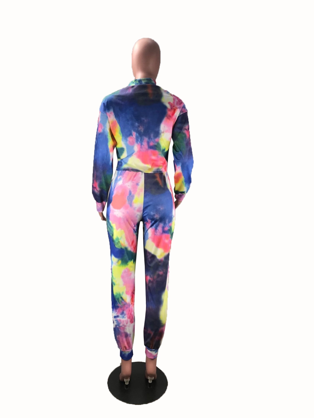 Fall Tie Dye Two Piece Pants Set