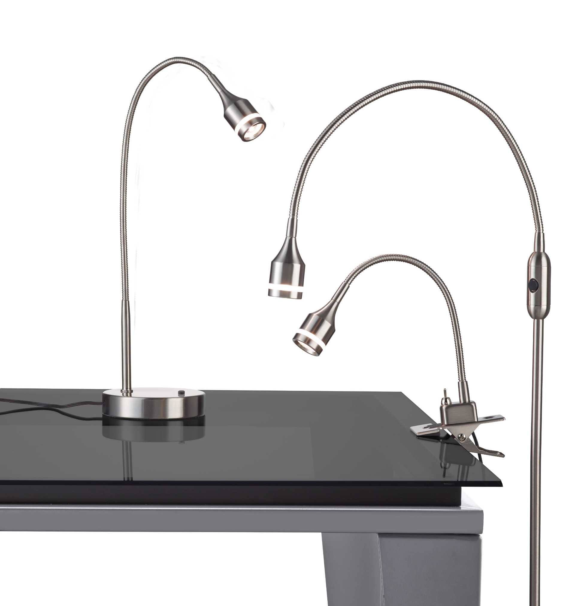 Prospect LED Desk Lamp (Brushed Steel) by Adesso Furniture