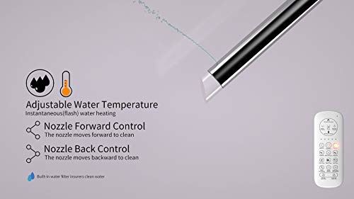 Integrated Bidet and Toilet,luxury auto open and close lid heated seat