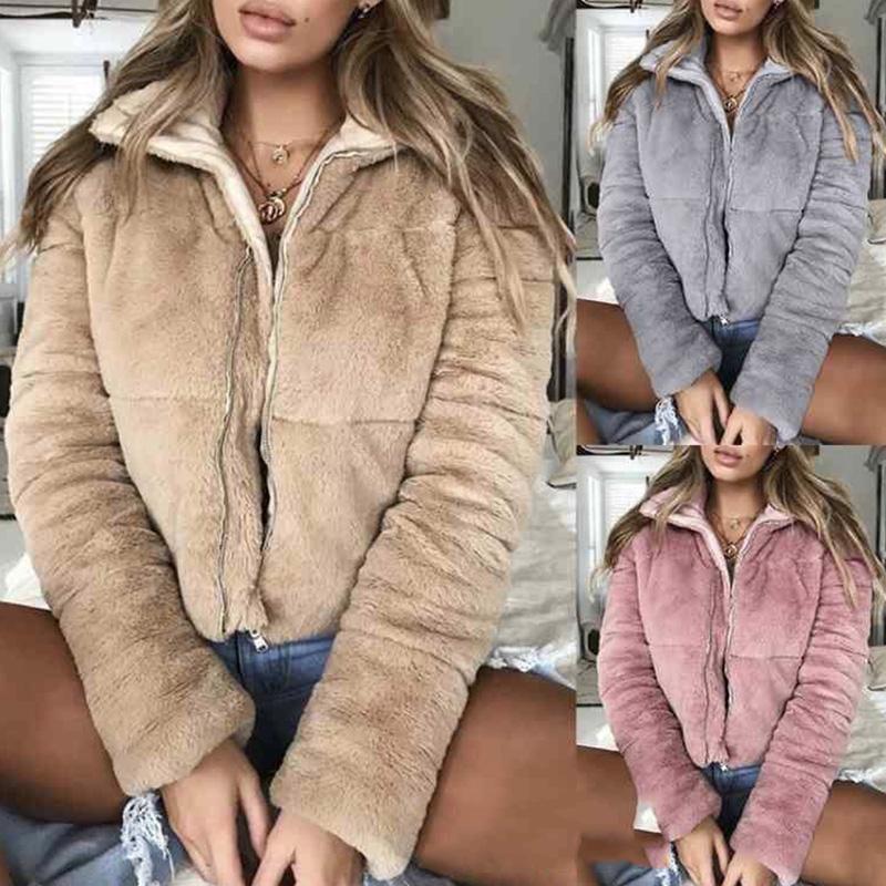 Winter New Short Woollen Thickened Coat