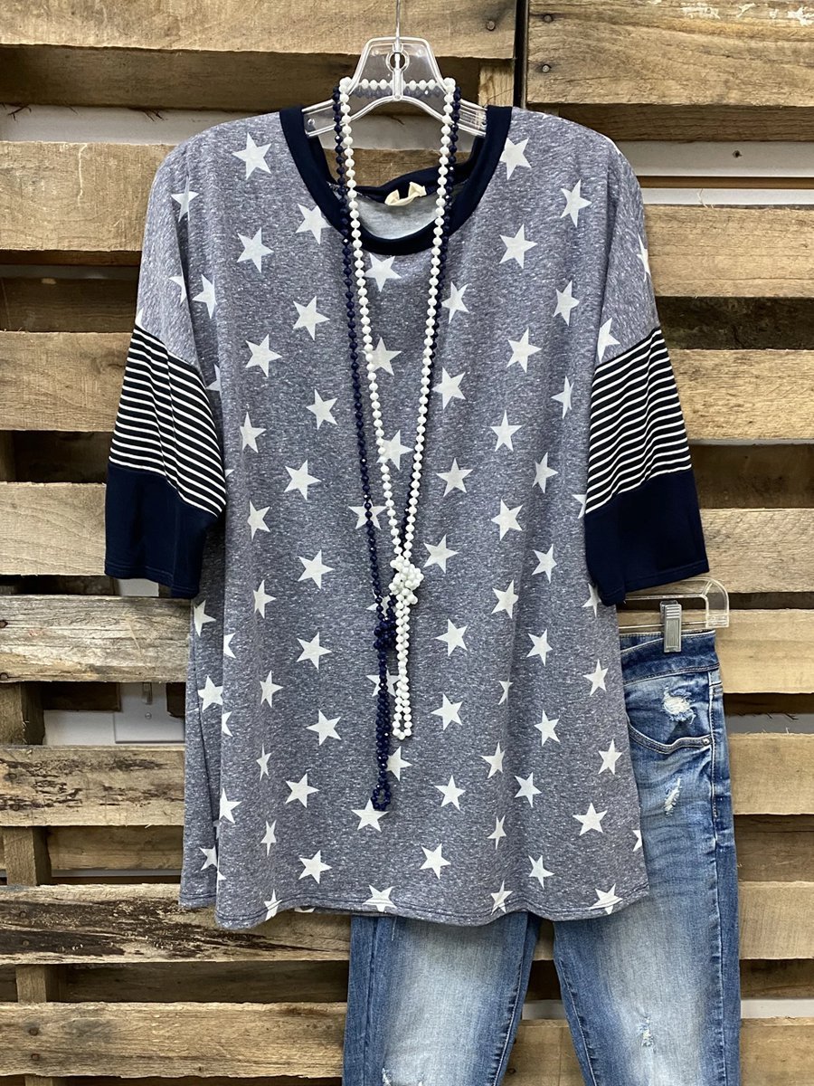 Black Crew Neck Casual Short Sleeve Shirt & Top