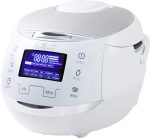 Rice Cooker with Ceramic Bowl and Advanced Fuzzy Logic (8 Cup, 1.5 Liter)