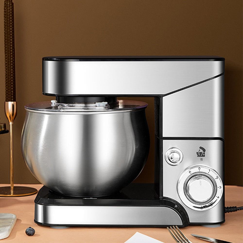 Stand Electric Food Mixer Chef Machine Stainless Steel 5L Bowl Cream Blender