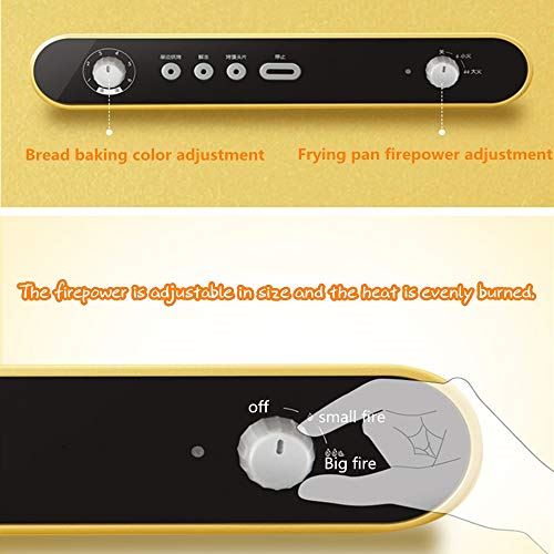 Family Breakfast Station 2-in-1Toaster Oven Griddle Non-Stick Electric Multifunctional