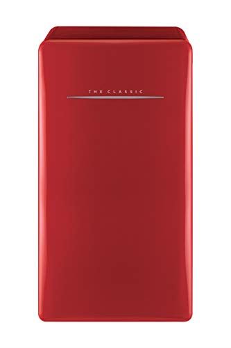 Retro Compact Refrigerator, 4.4 Cu. Ft, Red