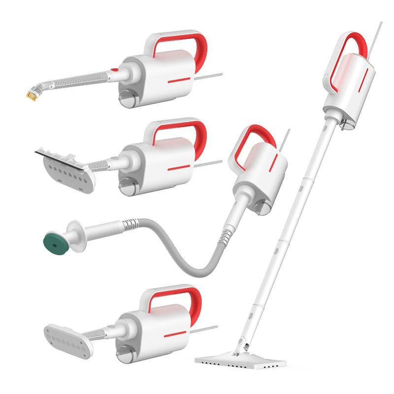 Deerma ZQ600 ZQ610 Electric Handheld Steam Cleaner Steam Mop Floor Cleaner 5 Attachments