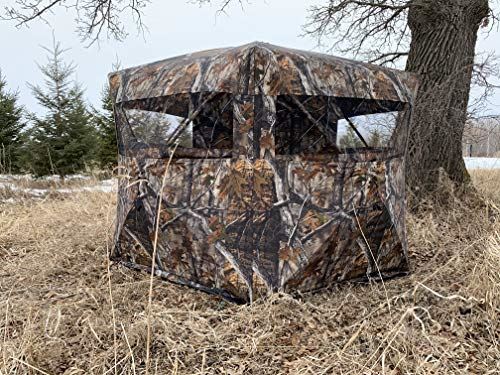 THUNDERBAY Gobbler Lodge 5-Side Hunting Blind, 4 Person Ground Blind