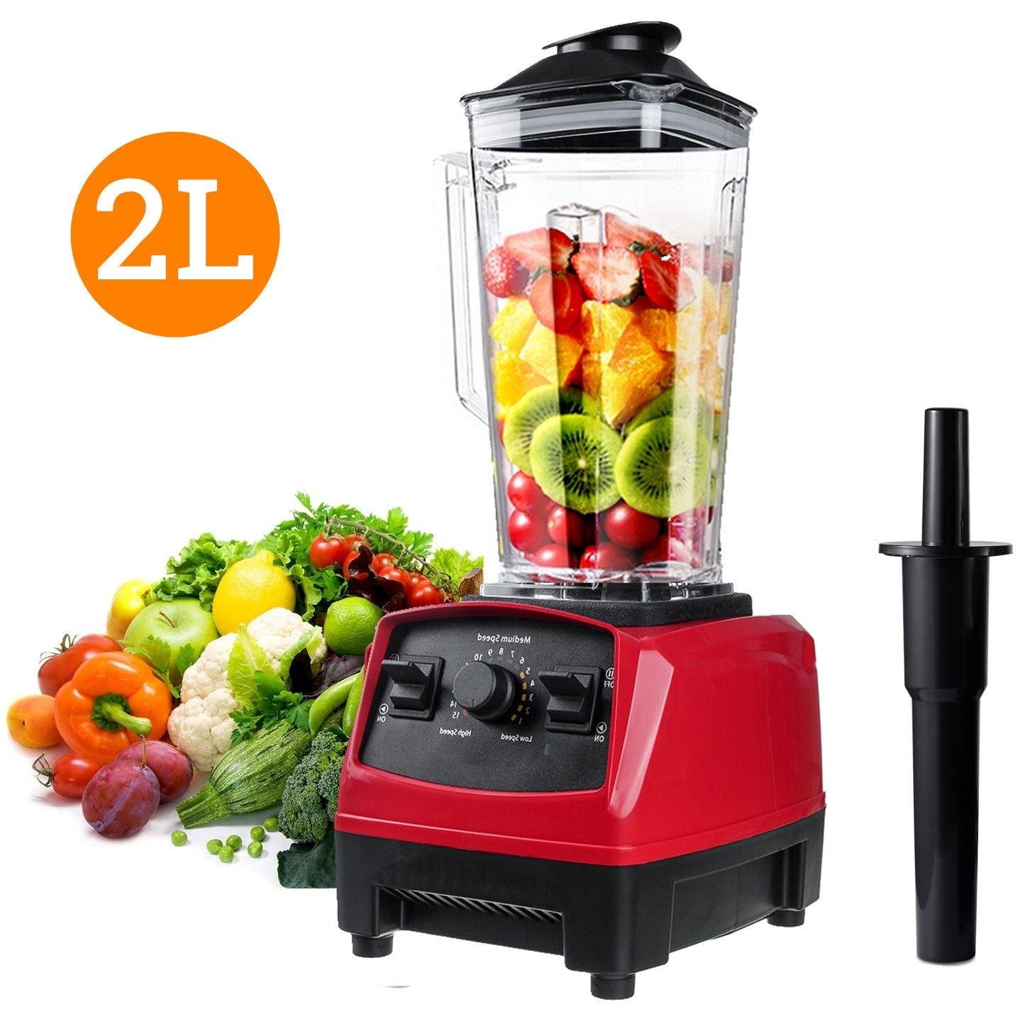 3200W Blender Mixer Heavy Duty Commercial Grade Timer Juicer Fruit Food Processor