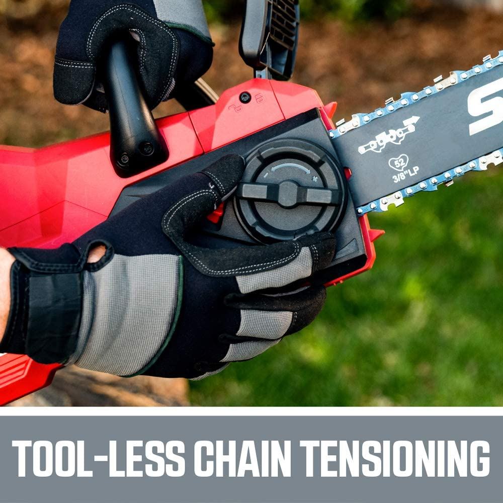 40V Chainsaw Kit Includes 2.5Ah Battery and Auto PWR Jump Charger.