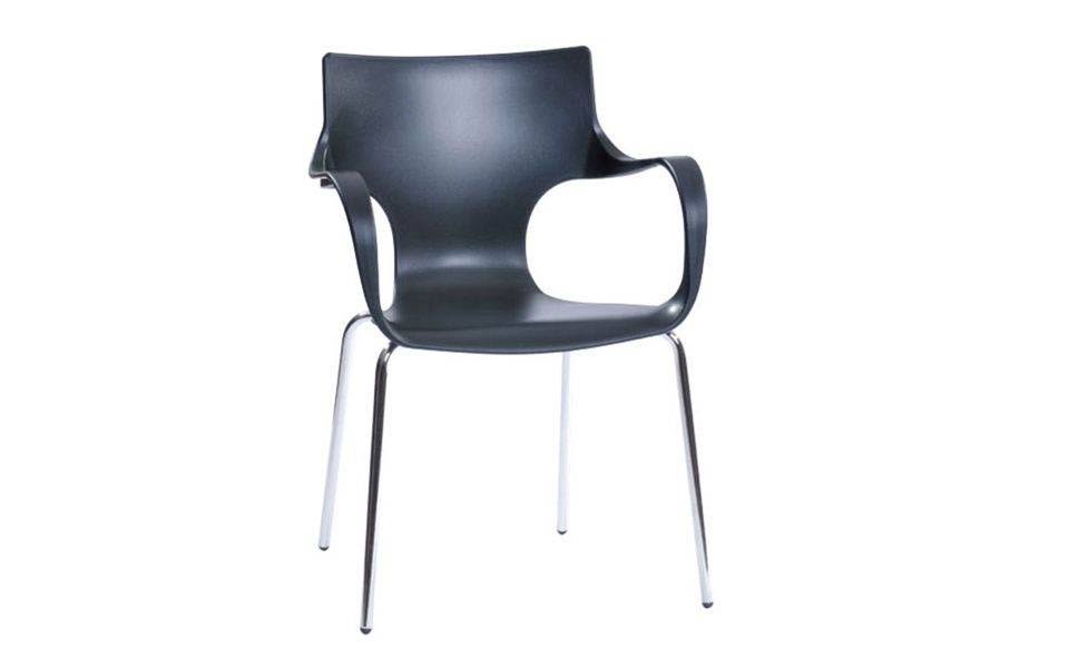 Mod Made Phin Chair, Black, Set of 2
