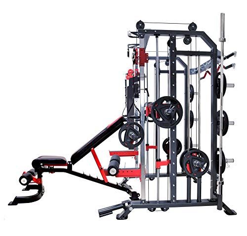 MiM USA Hercules 1001, Commercial Smith, Functional Trainer, Power Cage, Leg Press, Dip Chin Station, Jammer Arms, Adj. Weight Bench