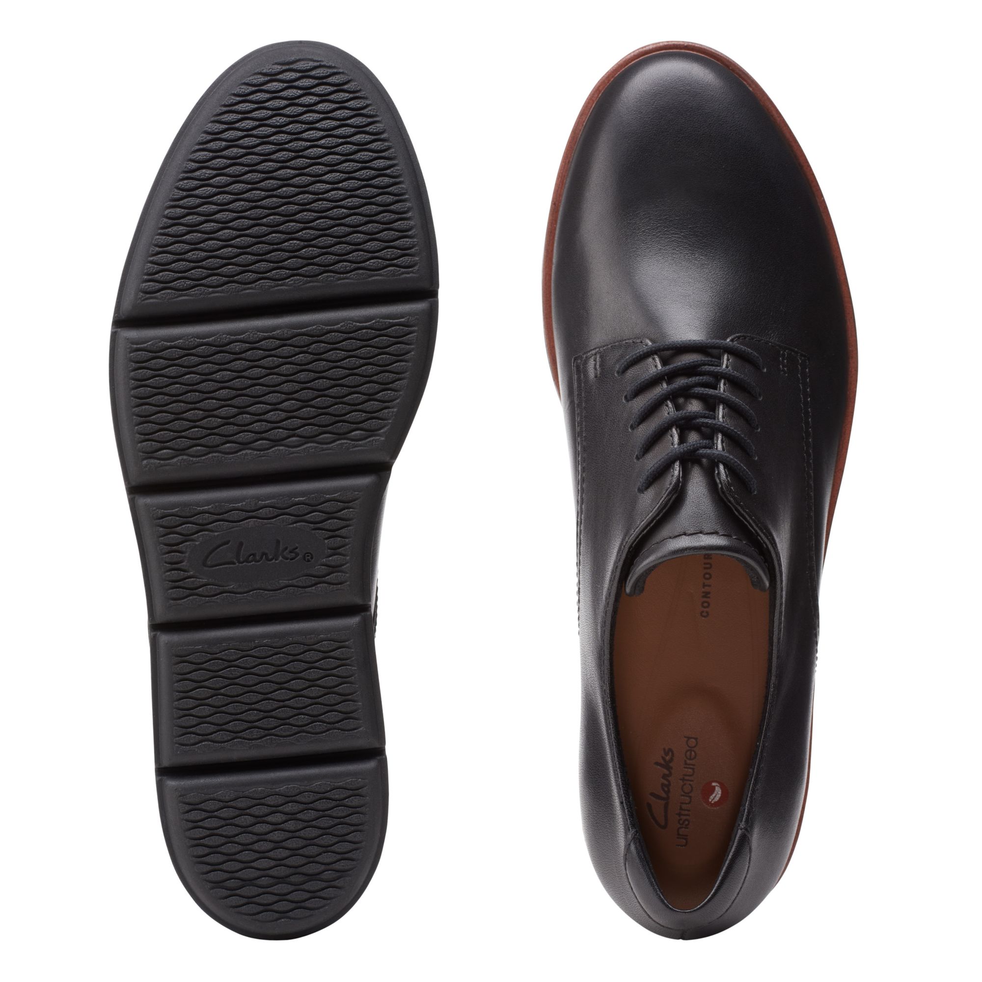 Women Shaylin Lace Black Leather