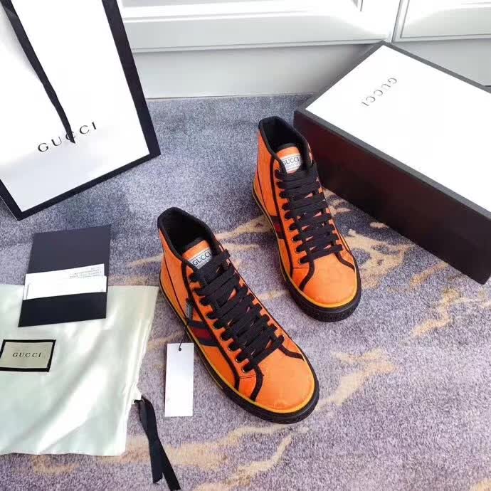 20秋季最新专柜款-古驰Gucci秋季新款1977系列高帮版！超经典好看 休闲运动百搭