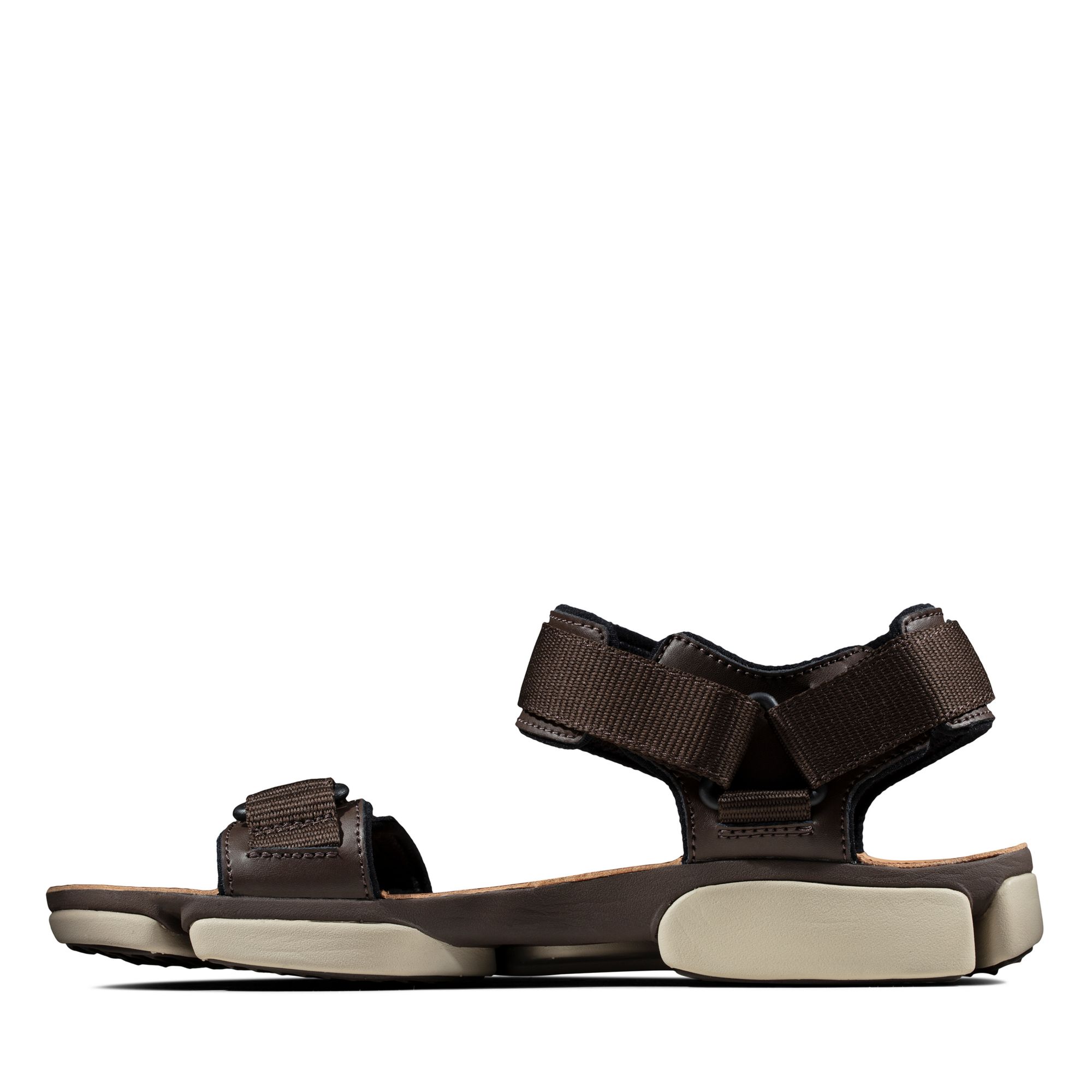 Men Sandals Tri Cove Trail Dark Brown Combi