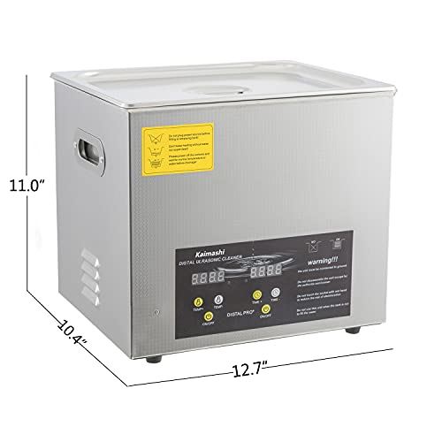 Ultrasonic Jewelry Denture Parts Cleaner with Digital Timer Heater Control