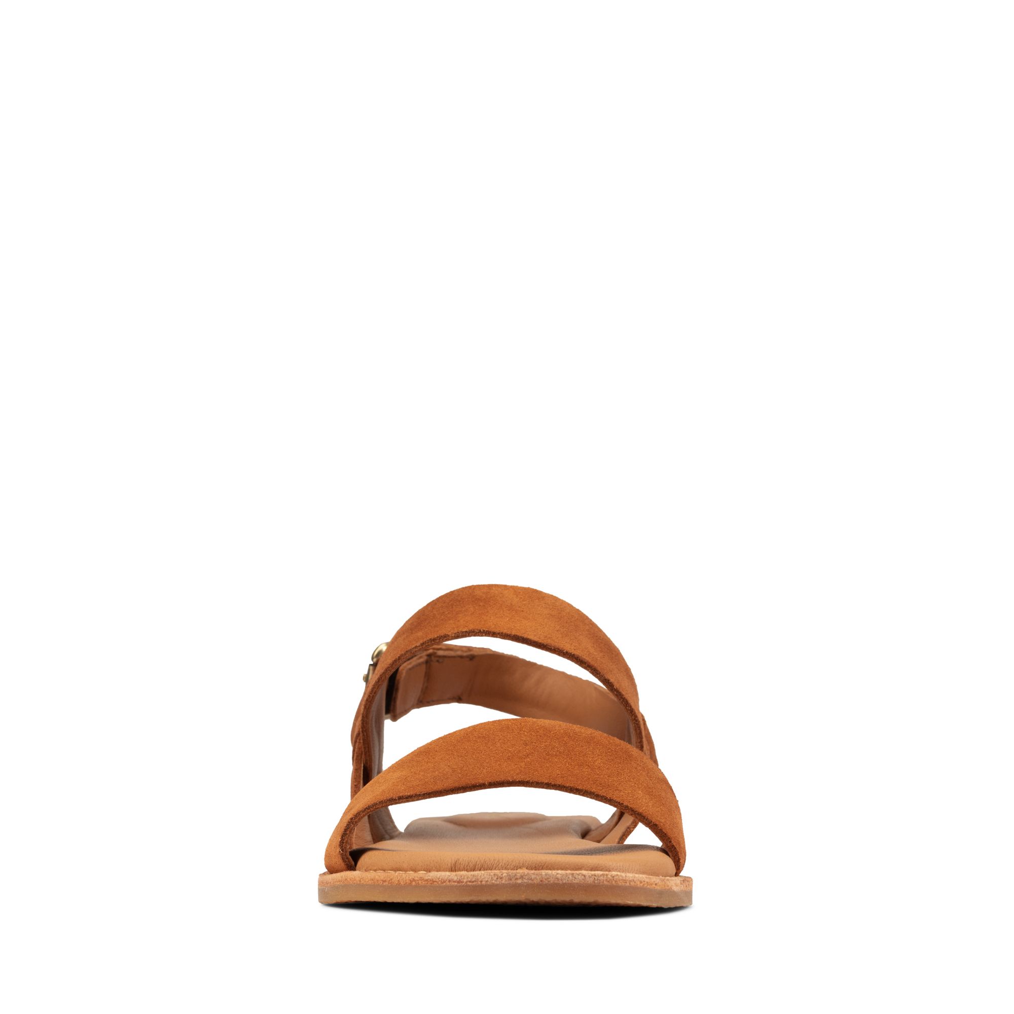 Women Sandals Karsea Strap Tan Suede