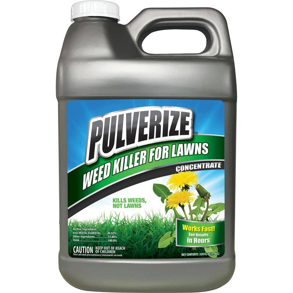 Pulverize Weed Killer for Lawns, 2.5 Gallon Concentrate